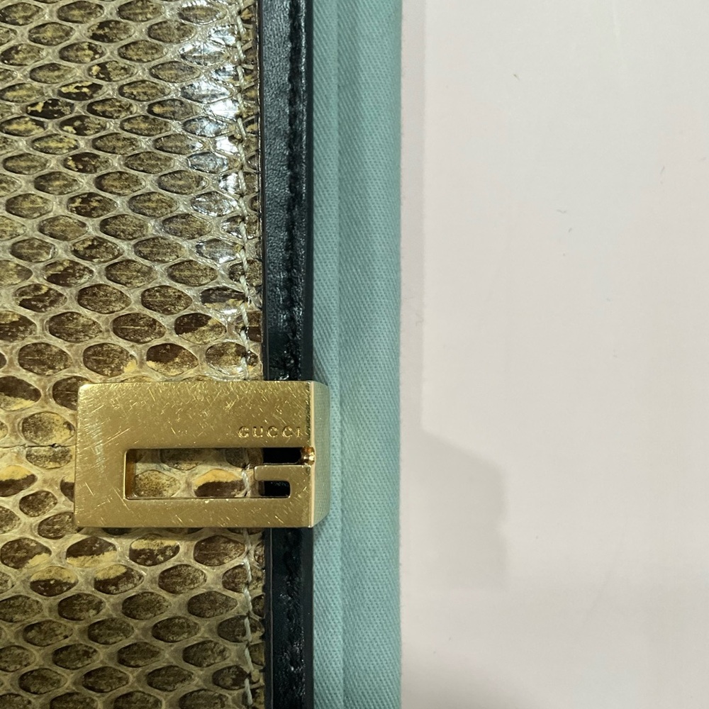 Authentic Gucci snake skin Agenda Notebook Cover - Picture 3 of 14